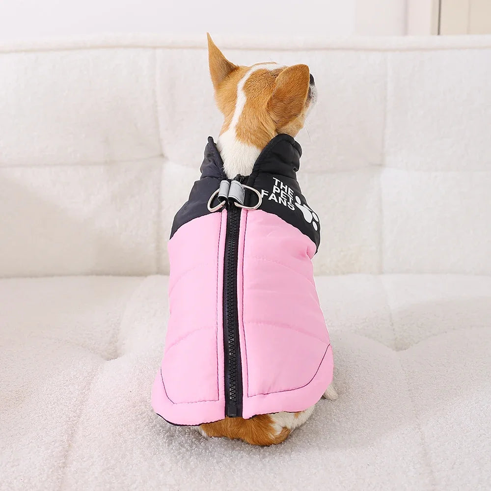 Warm Winter Dog Jacket – Windproof Coat for Small & Large Dogs