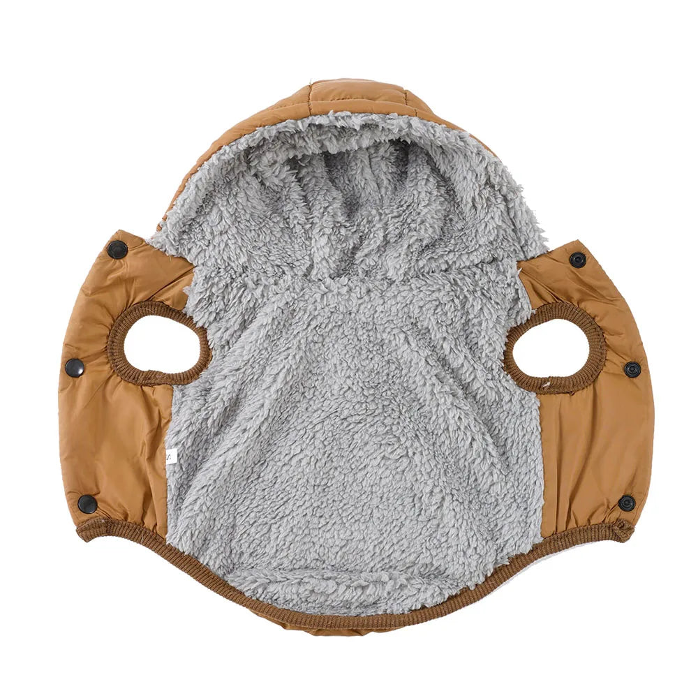 Cozy Fleece Pet Hoodie – Warm Winter Jacket for Dogs & Cats