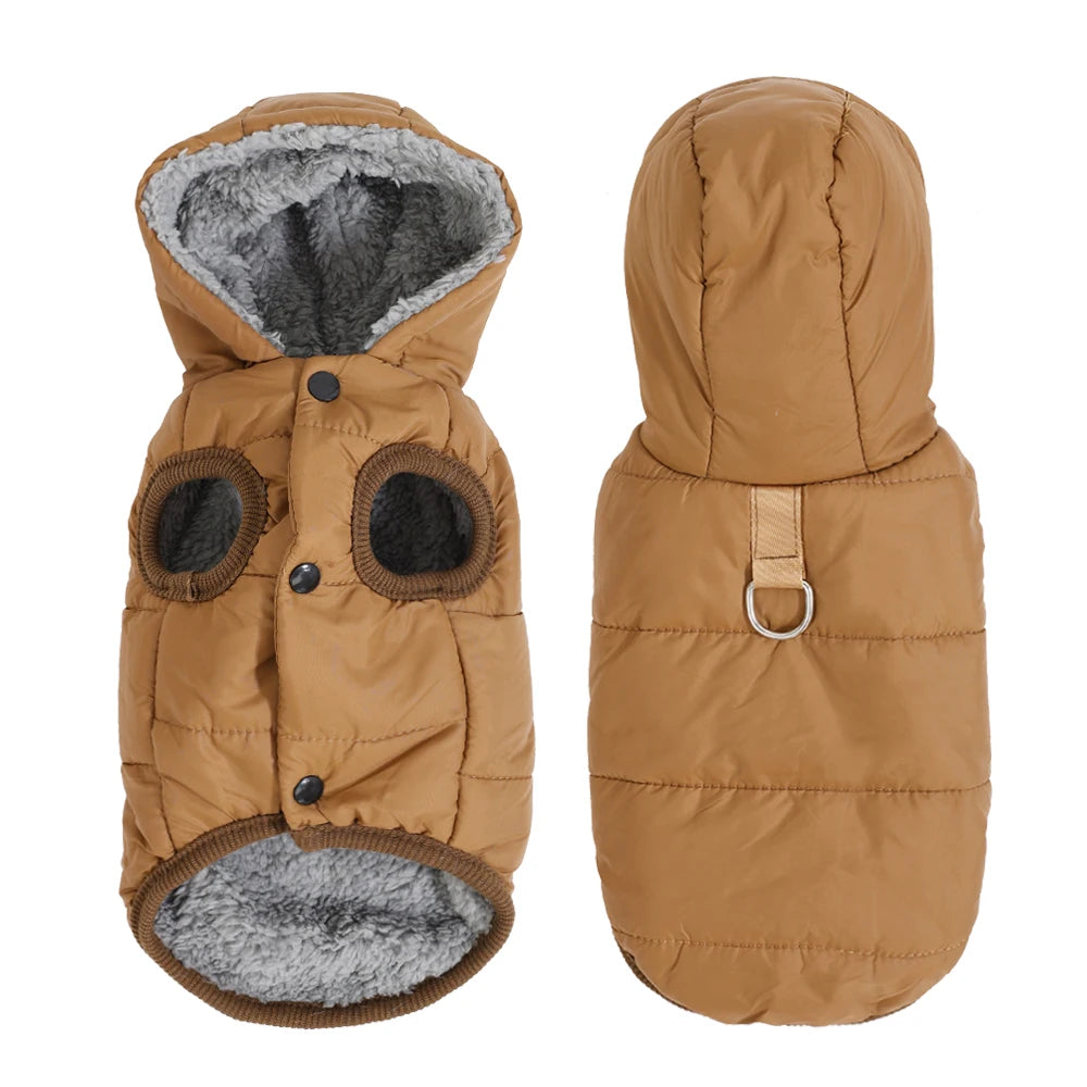 Cozy Fleece Pet Hoodie – Warm Winter Jacket for Dogs & Cats
