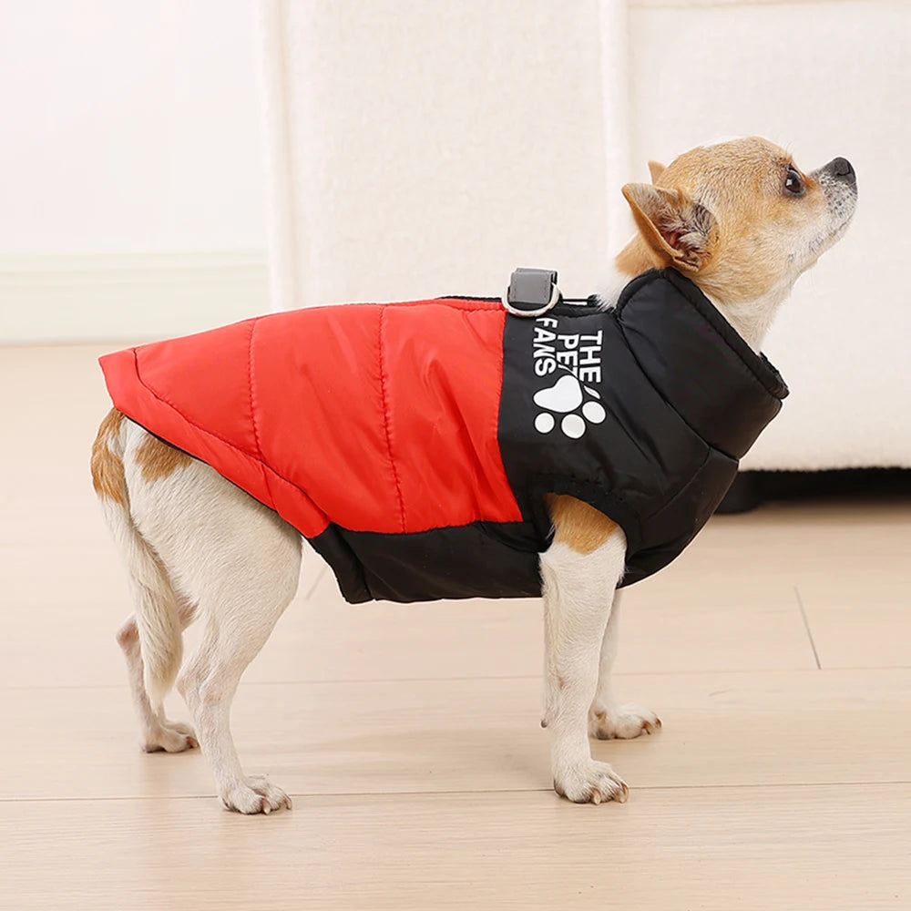 Warm Winter Dog Jacket – Windproof Coat for Small & Large Dogs