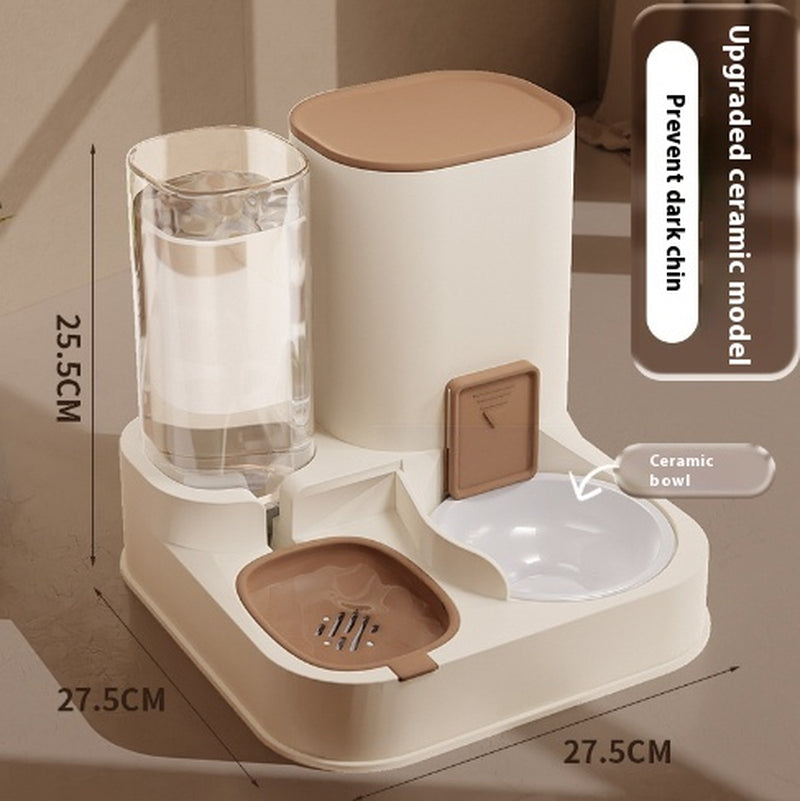 Household High-Capacity Automatic Pet Feeder – Smart Feeding & Water Dispenser for Cats & Dogs