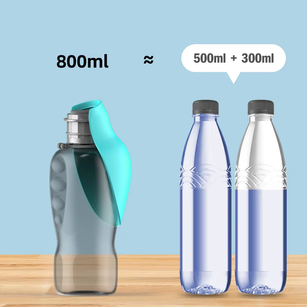 800ML Portable Dog Water Bottle 