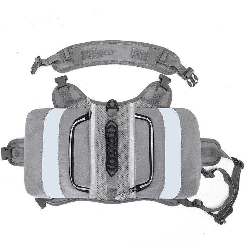 Outdoor Large Dog Backpack for Pets – Adjustable Pet Hiking Backpack Harness for Dogs