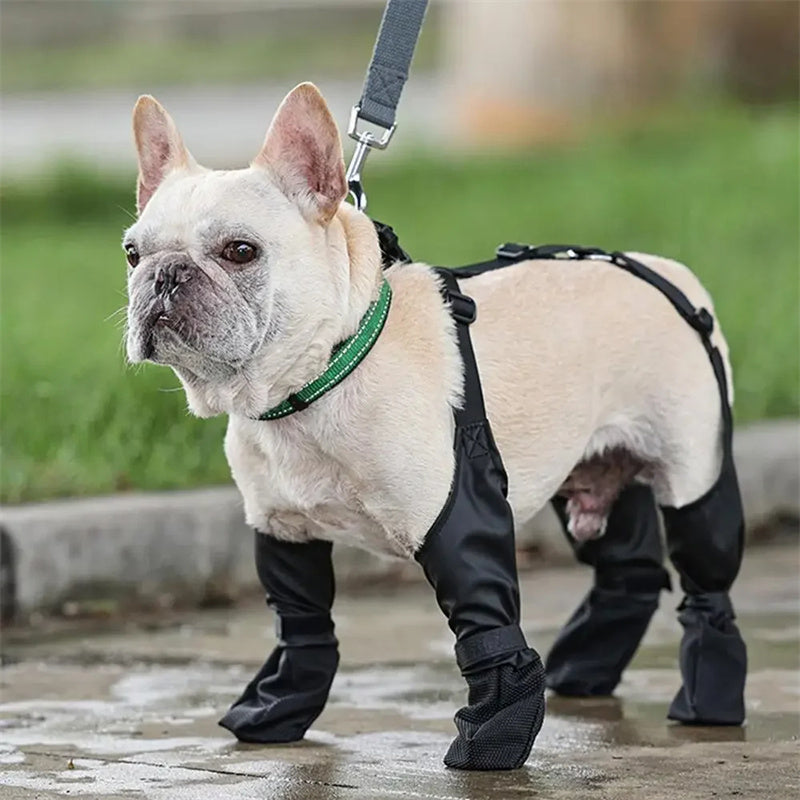 Waterproof Dog Boots – Breathable Non-Slip Paw Protection Shoes for Outdoor Walking