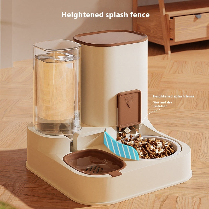 Household High-Capacity Automatic Pet Feeder – Smart Feeding & Water Dispenser for Cats & Dogs