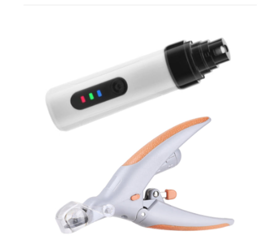 Multifunctional Pet Nail Clippers with LED Light & Magnifier – Safe Grooming Tool