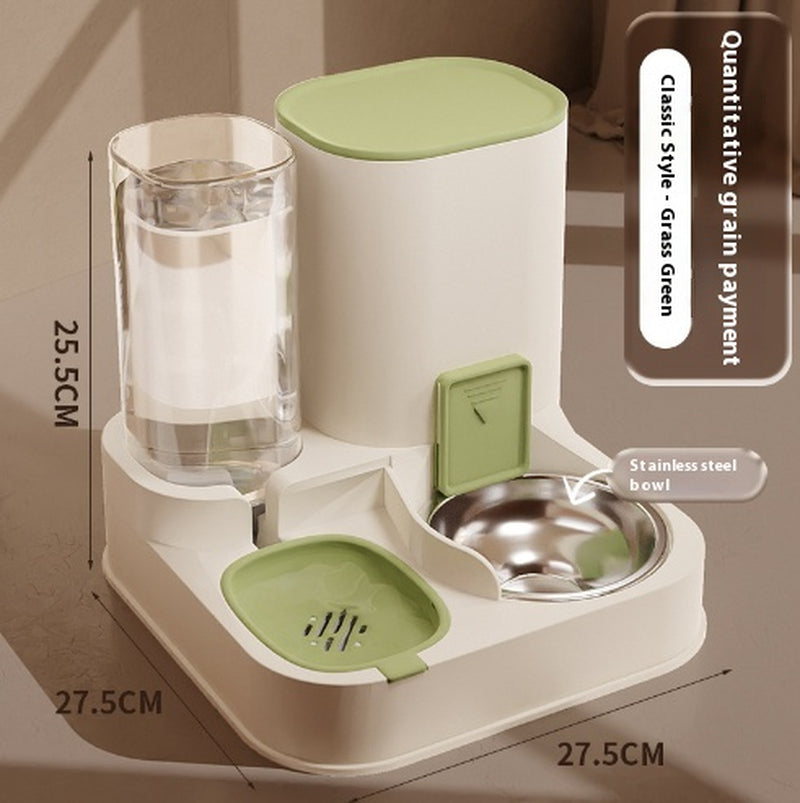 Household High-Capacity Automatic Pet Feeder – Smart Feeding & Water Dispenser for Cats & Dogs