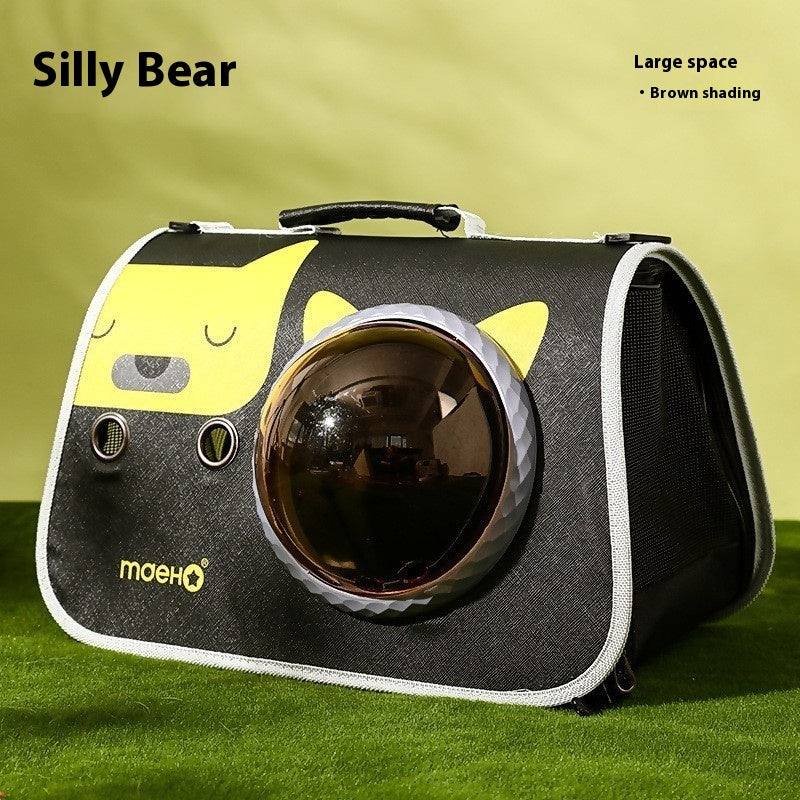 Outdoor Large Capacity Cat Carrier Bag – Breathable Portable Pet Travel Backpack