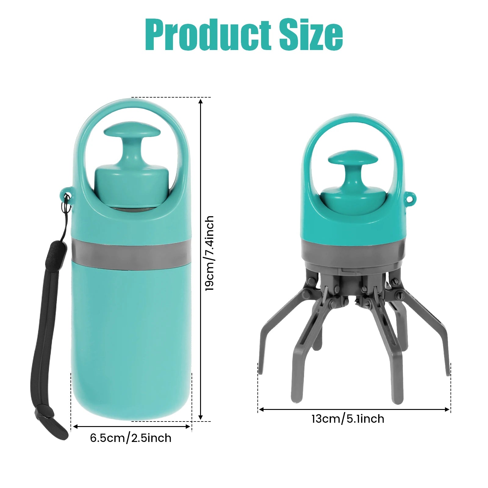 Portable Pet Waste Picker & Bag Dispenser – Clean, Quick & Hygienic Cleanup