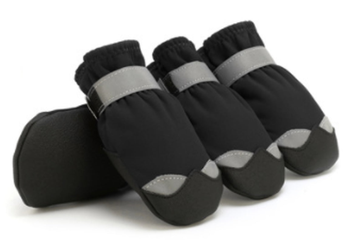 Winter Dog Boots – Waterproof Reflective Warm Shoes for Cold Weather & Snow Protection