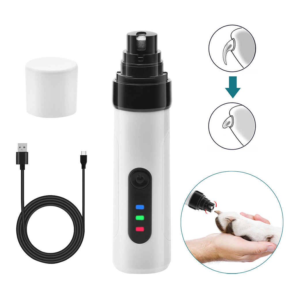 Multifunctional Pet Nail Clippers with LED Light & Magnifier – Safe Grooming Tool