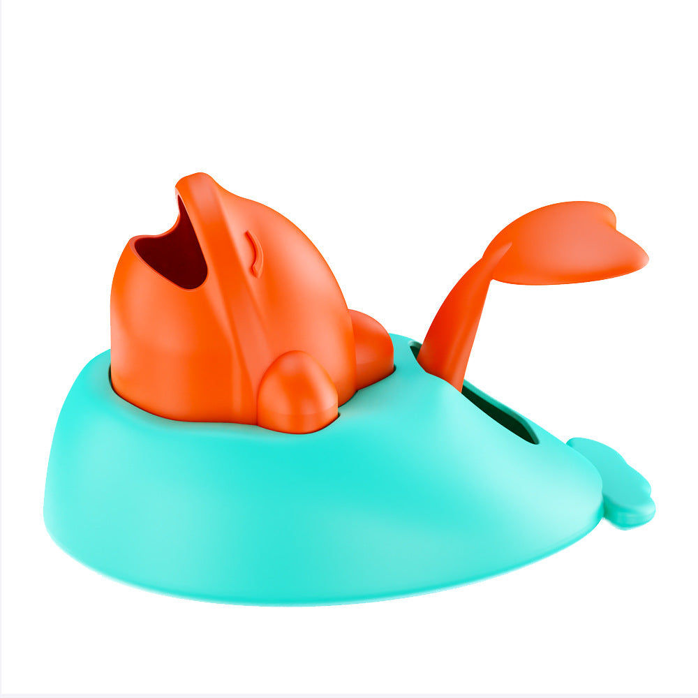 Interactive Freeze-Dried Treat Launcher & Food Dispensing Puzzle Toy