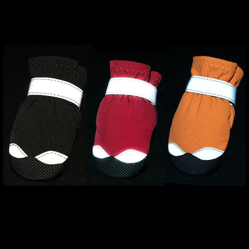 Winter Dog Boots – Waterproof Reflective Warm Shoes for Cold Weather & Snow Protection