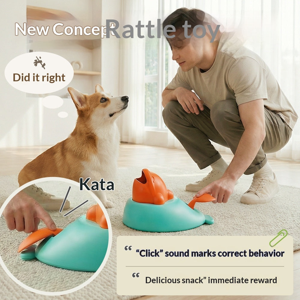 Interactive Freeze-Dried Treat Launcher & Food Dispensing Puzzle Toy