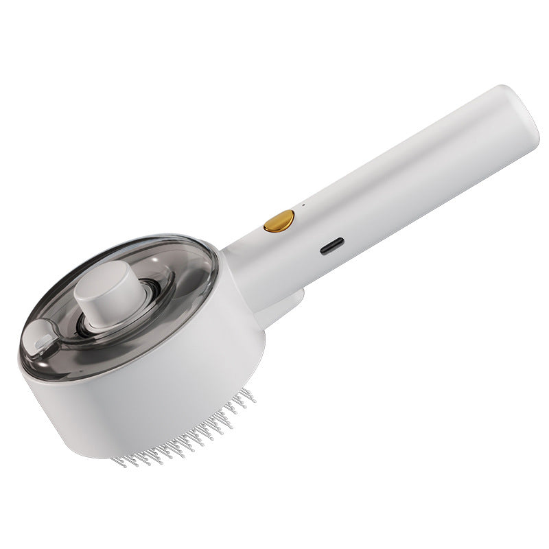 Self-Cleaning Pet Steam Brush with UV Sterilization – Grooming & Deshedding Tool for Dogs and Cats