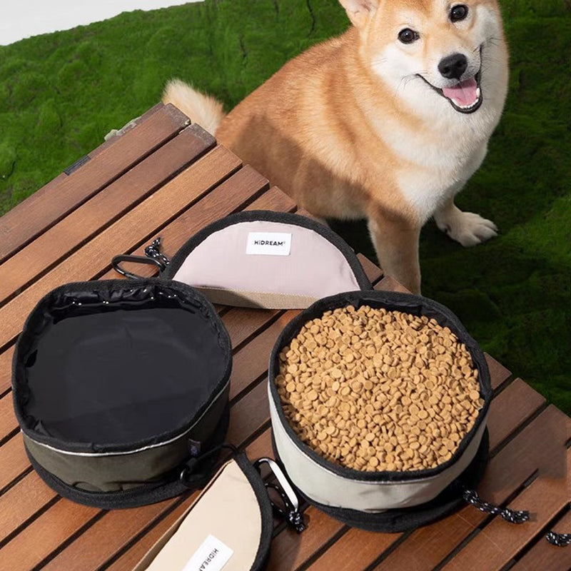 Portable Folding Pet Travel Bowl – Collapsible Water & Food Bowl for Dogs and Cats