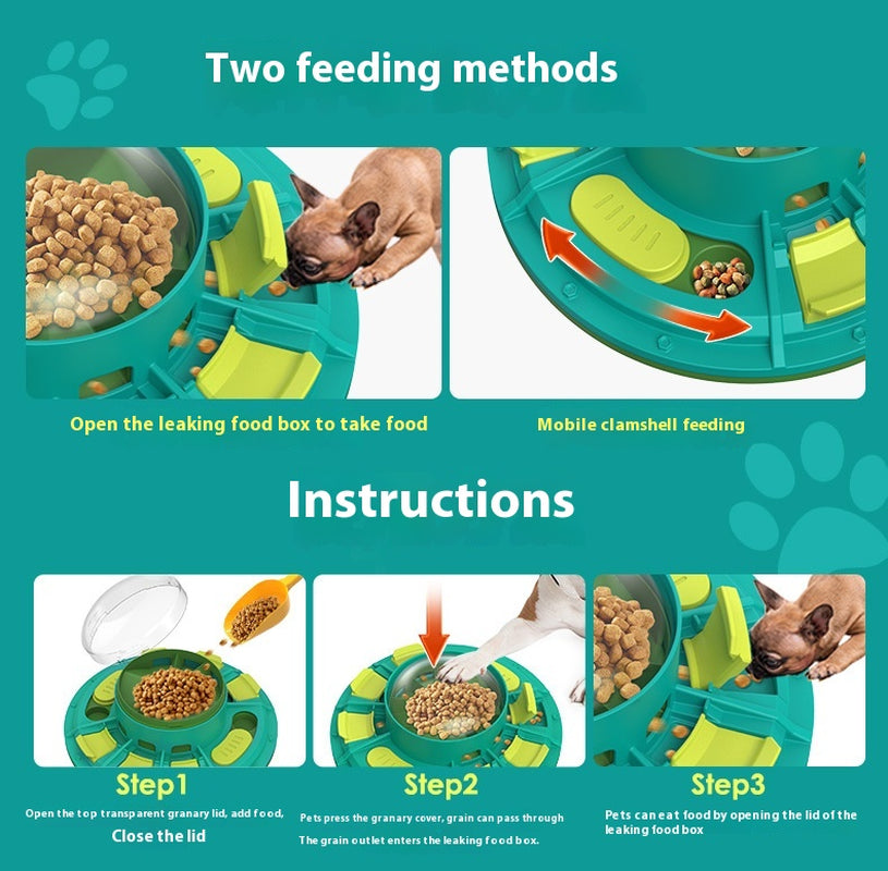 Interactive Dog Puzzle Toy & Slow Feeder – IQ Training Treat Dispenser for Dogs