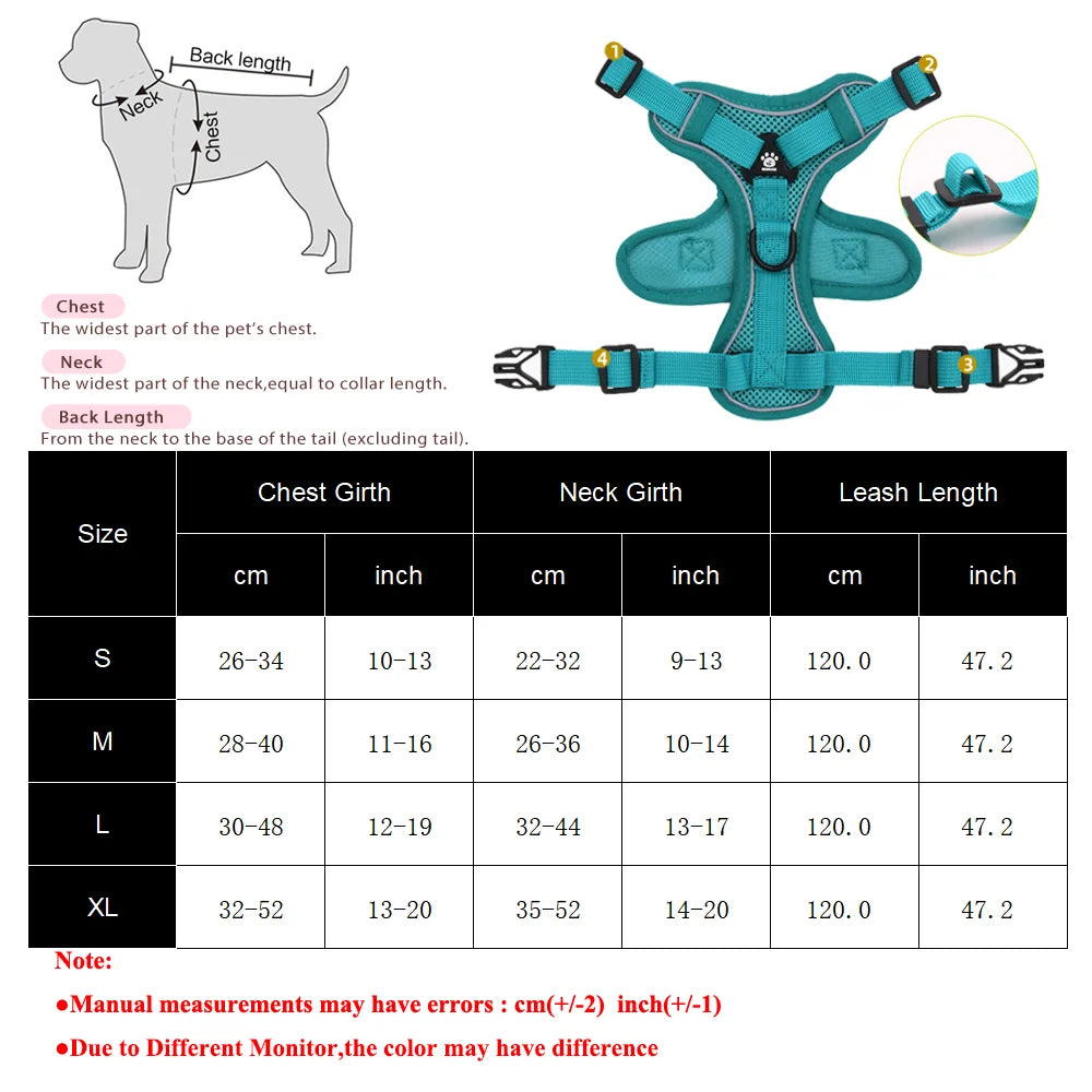 Reflective Cat Harness & Leash Set – Adjustable Outdoor Pet Walking Gear