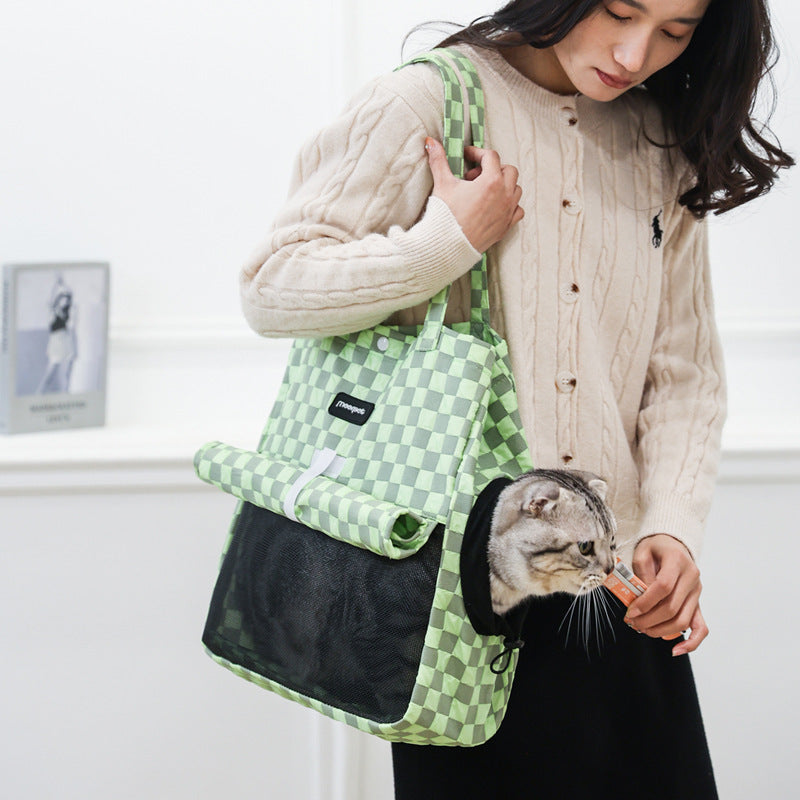Portable Cat Shoulder Bag – Lightweight & Breathable Pet Carrier