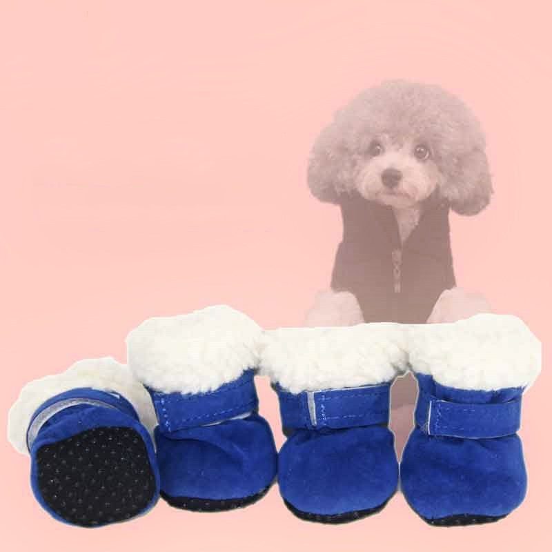 Waterproof Winter Dog Boots – Anti-Slip Warm Socks Shoes for Small Dogs & Puppies