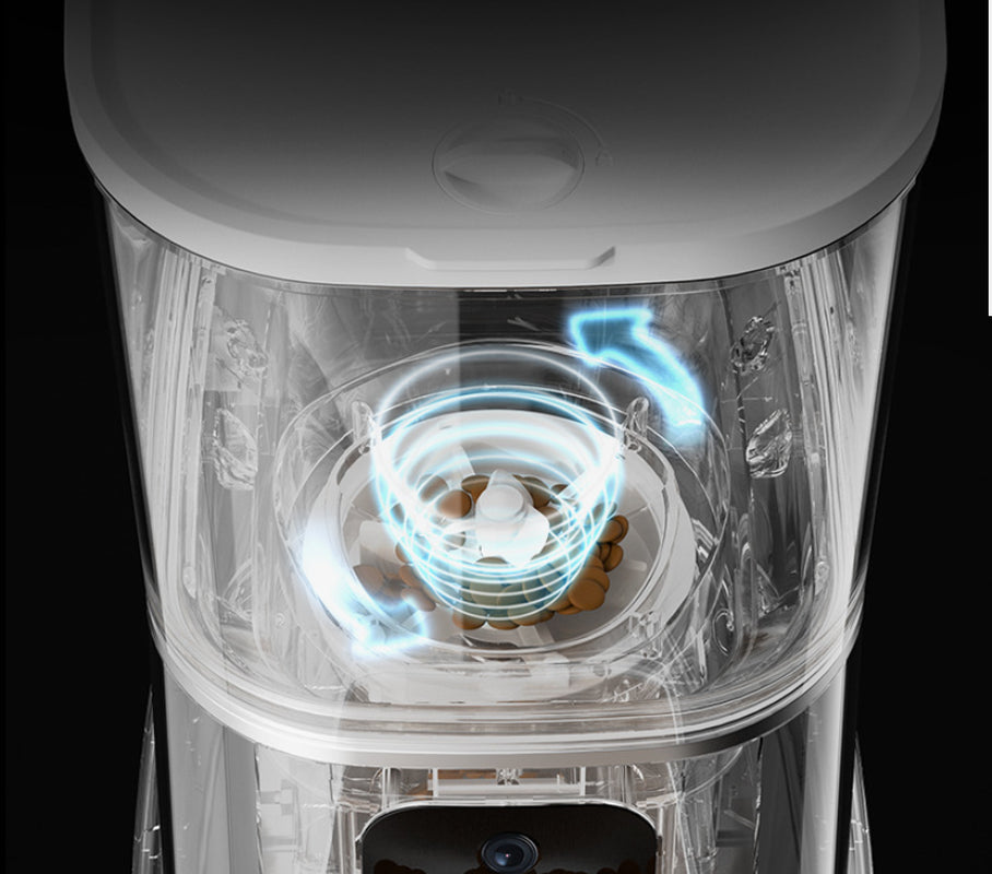 Smart Automatic Pet Feeder with WiFi, App Control & Voice Recorder – 6L Food Dispenser for Cats & Dogs