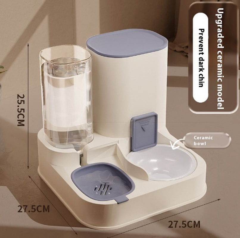 Household High-Capacity Automatic Pet Feeder – Smart Feeding & Water Dispenser for Cats & Dogs