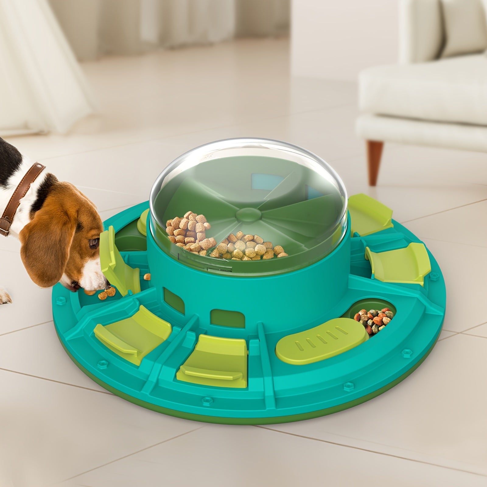 Interactive Dog Puzzle Toy & Slow Feeder – IQ Training Treat Dispenser for Dogs
